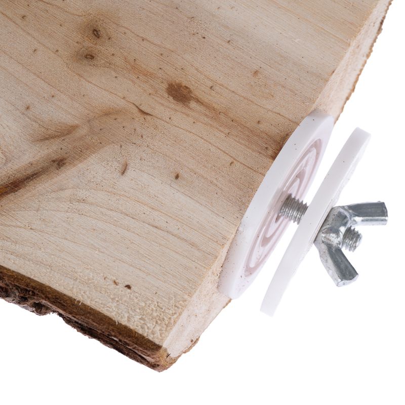 TIAKI Wooden Platform with Bark - Oval approx. 17 x 8 x 4 cm (L x W x H)