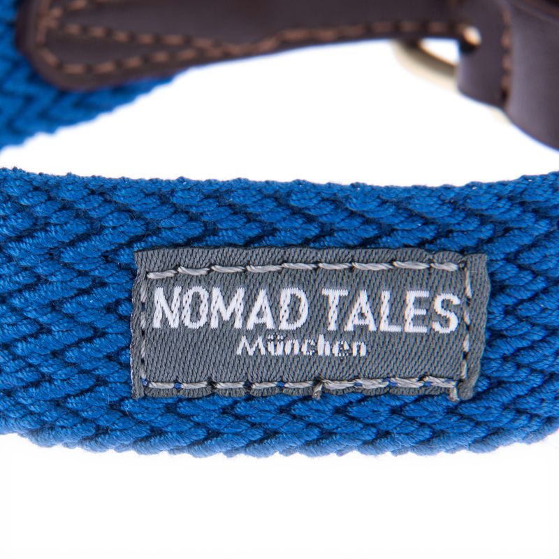 Nomad Tales Bloom Necklace, sapphire Size XL: approx. 52 - 58 cm neck circumference, W 38 mm