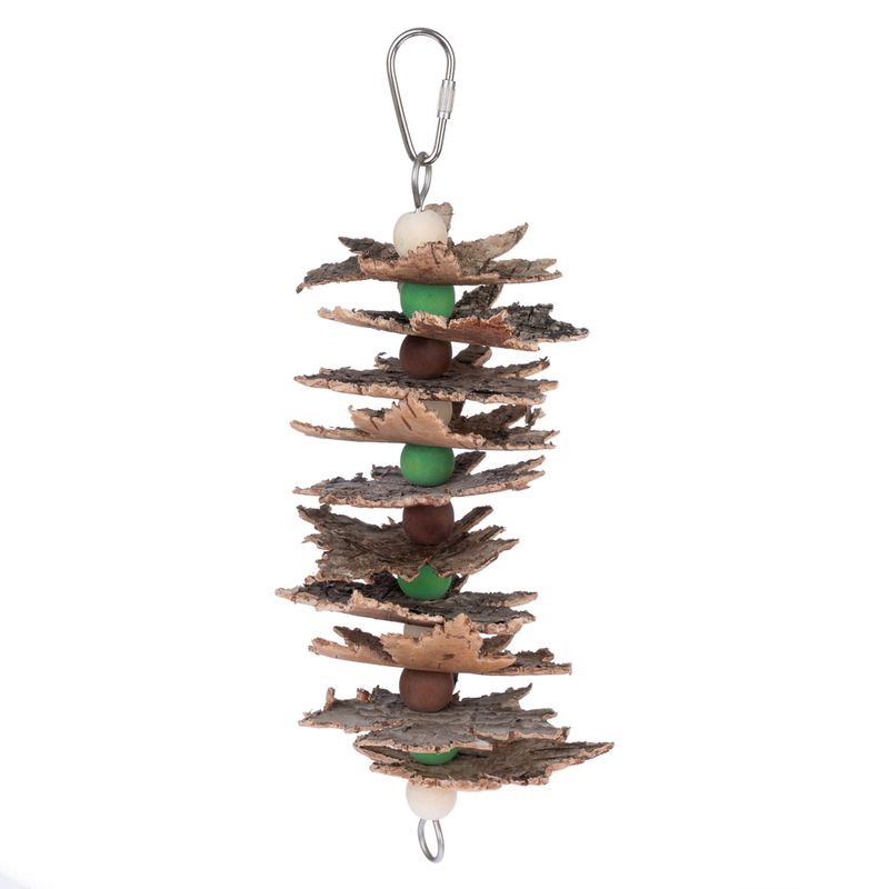 TIAKI Maple Leaf Kebab Nibble Toy for Birds approx. 8 x 5 x 24cm (L x W x H)