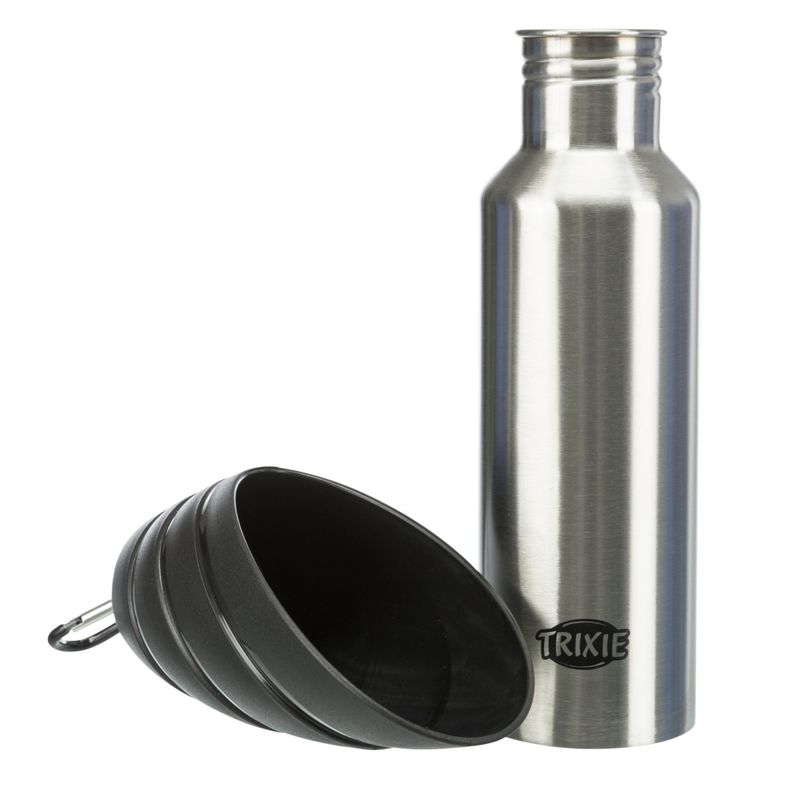 Trixie Friends on Tour Steel Travel Bottle and Bowl 300ml