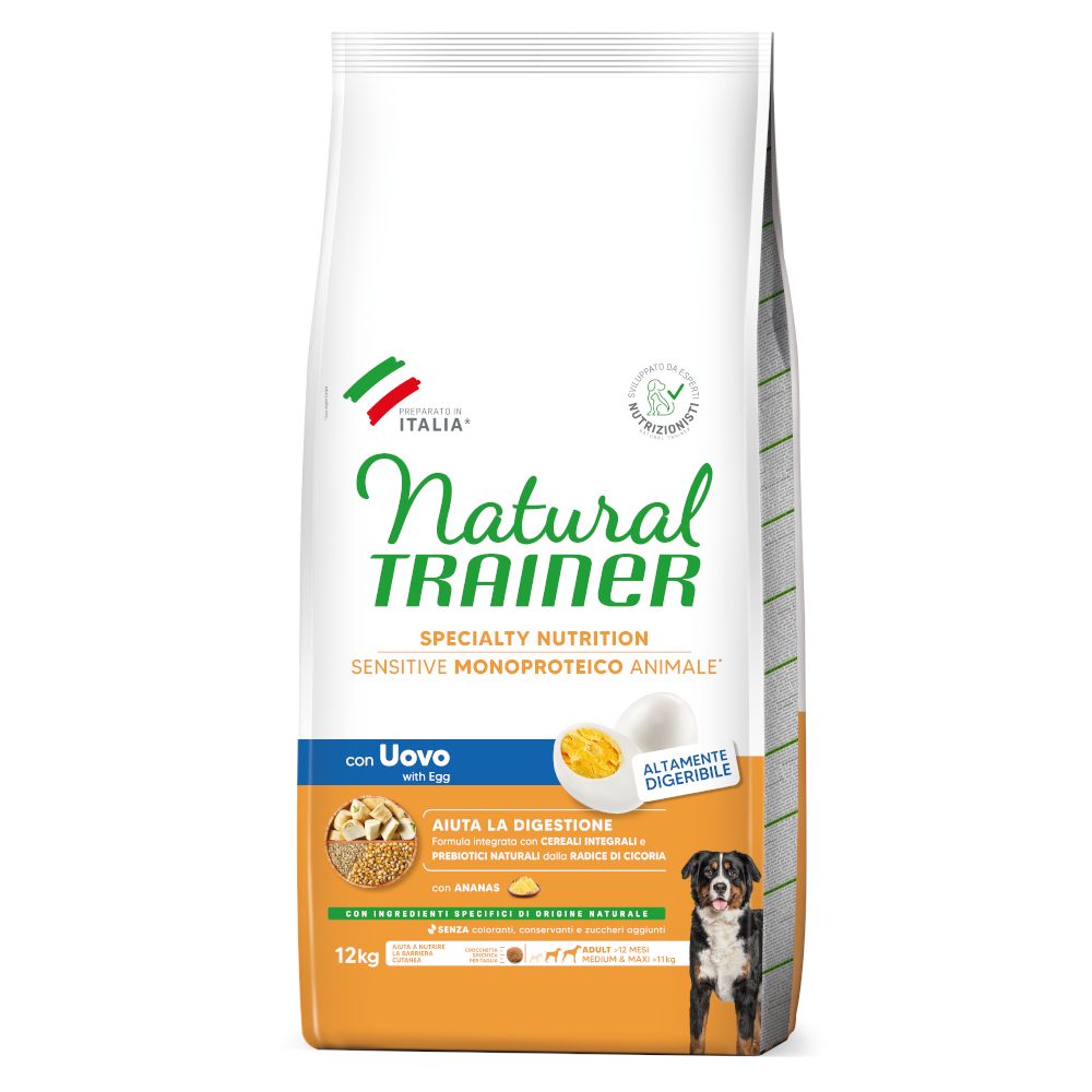 Natural Trainer Sensitive Adult Medium/Maxi with egg 12 kg