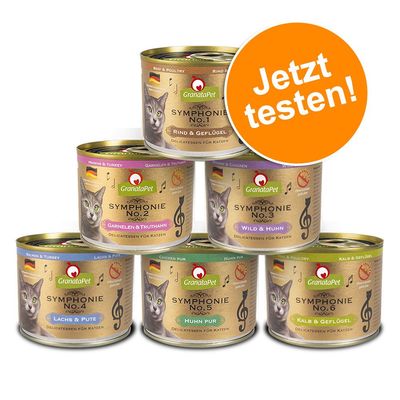 GranataPet Symphonie tasting pack 6 x 200 g Tasting package (6 varieties)