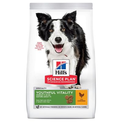 Hill’s Science Plan Adult 7+ Senior Vitality Medium with Chicken 2.5kg