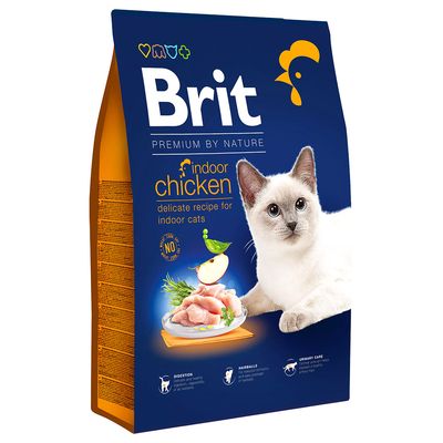Brit Premium by Nature Cat Indoor Chicken 8kg