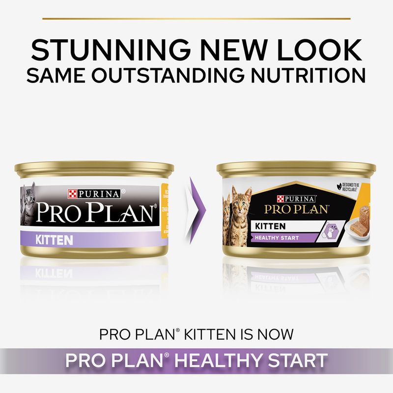 PURINA PRO PLAN Kitten Healthy Start 24 x 85 g Chicken