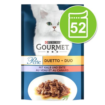 Megapack Gourmet Pearl 52 x 85 g Veal & Duck