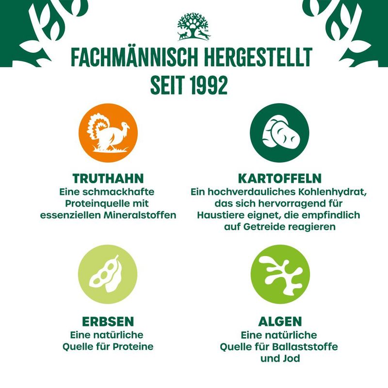 James Wellbeloved Adult Dog Hypoallergenic Turkey with Vegetables in Gravy 12 x 90g