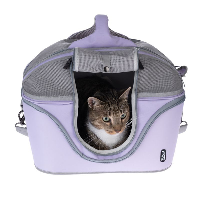 TIAKI Lavender Pet Carrier 46 x 36 x 35 cm (L x W x H)