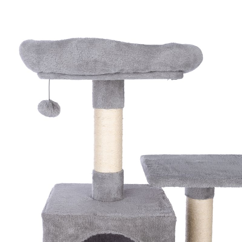 zooplus Basics Scratching Tree - Large Grey
