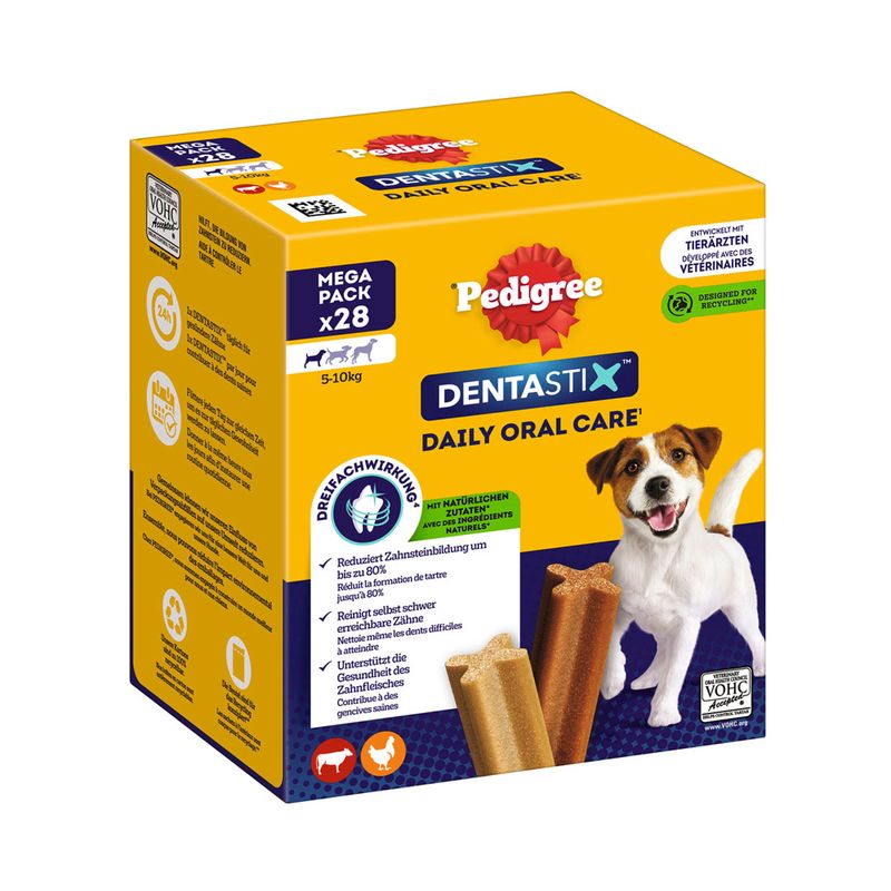 Pedigree Dentastix - Daily Oral Care for Small Dogs (5-10kg) 7 Sticks