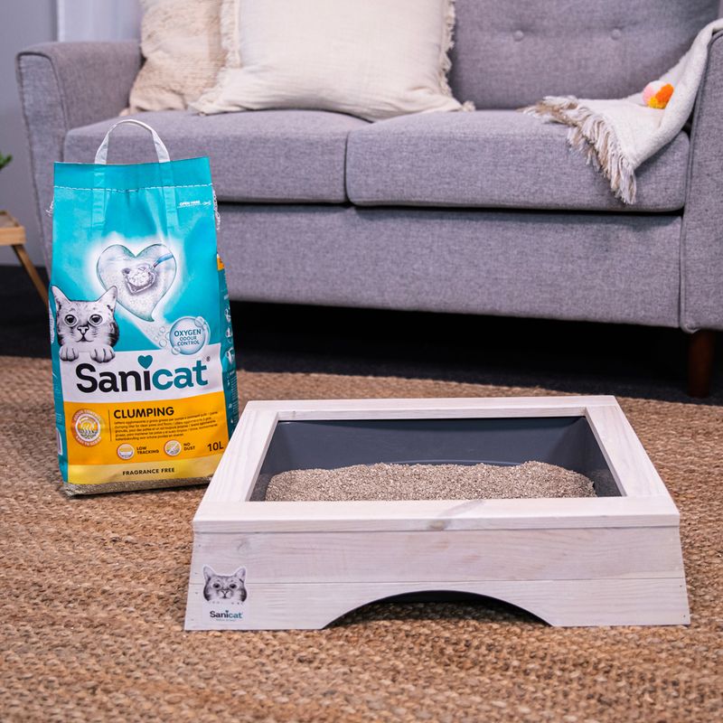 Sanicat Fragrance Free Clumping Cat Litter 10l