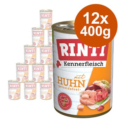 RINTI Kennerfleisch Saver Pack 12 x 400g Sea fish