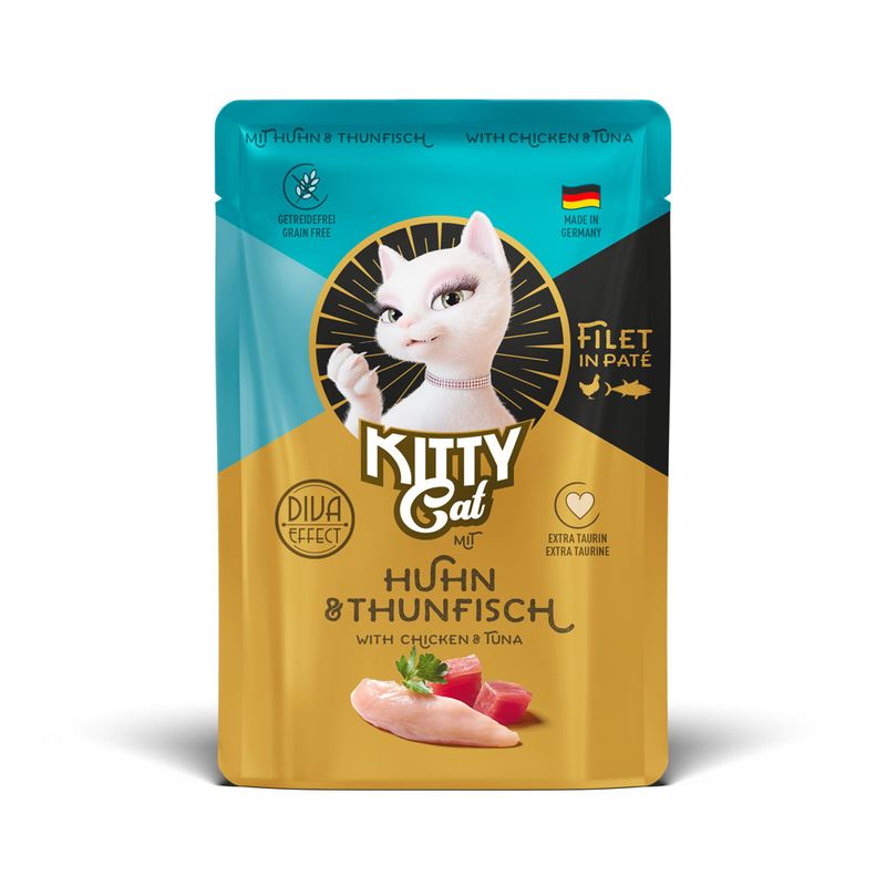 Kitty Cat Fillet in Paté Mixed Pack 6 x 85g Chicken Variety Pack (6 Varieties)