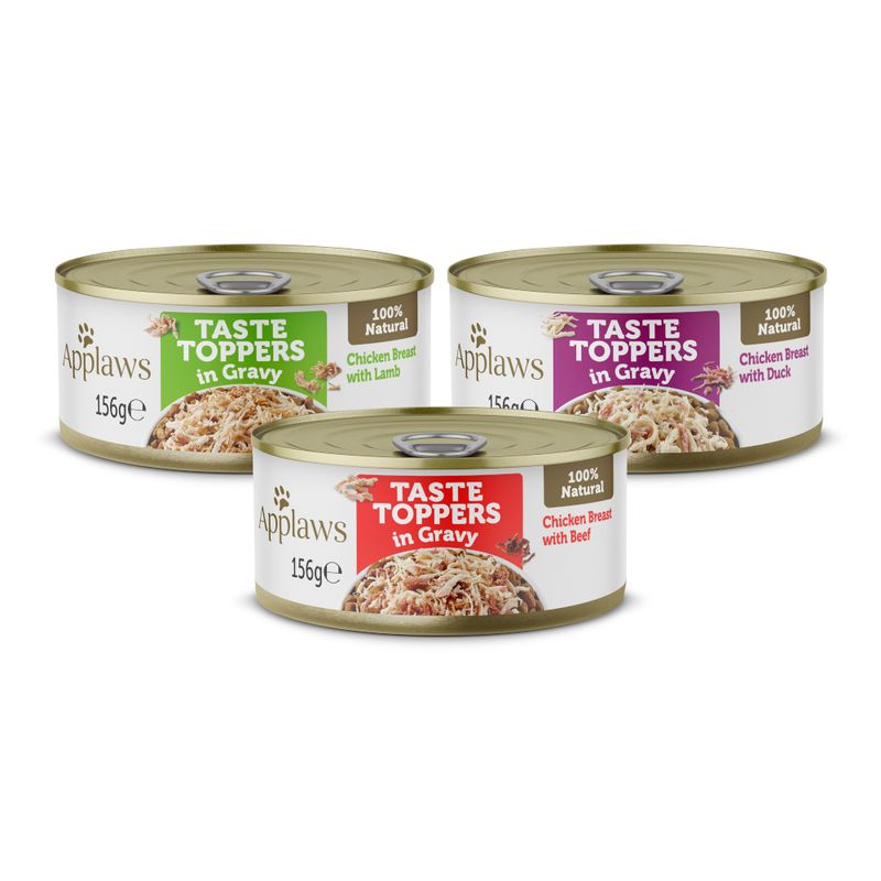 Applaws Taste Toppers Mixed Pack 8 x 156g Broth Mixed Pack