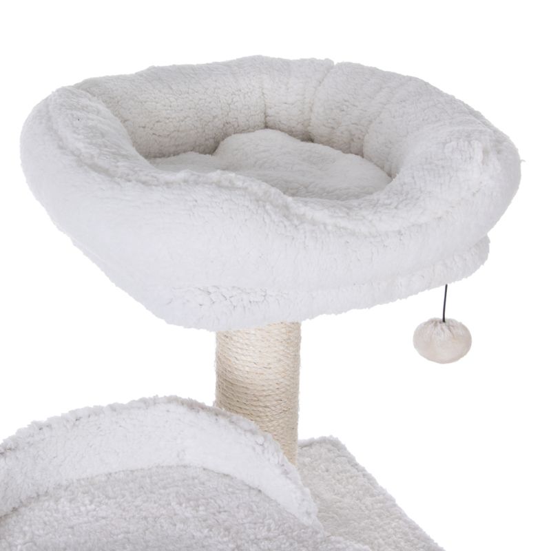 Fluffy II Cat Tree Wool White