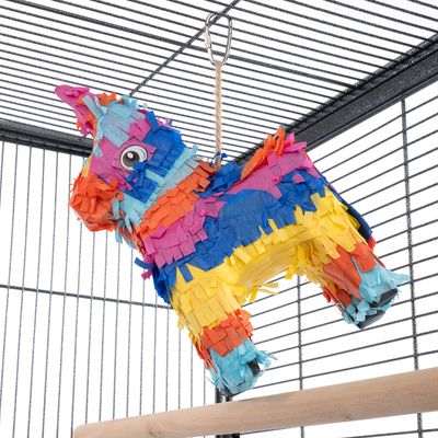 TIAKI Llama Piñata Bird Toy approx. 14 x 6 x 23cm (L x W x H)