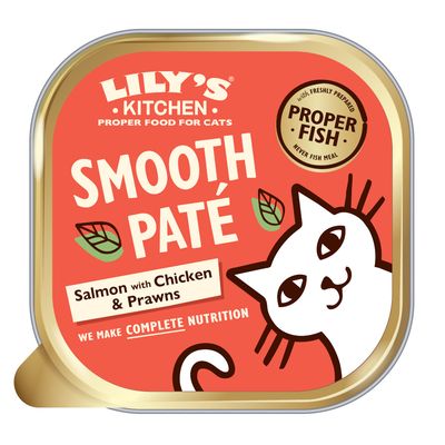 Lily's Kitchen Smooth Paté Selection for Cats 8 x 85g Mixed Pack (4 Varieties)