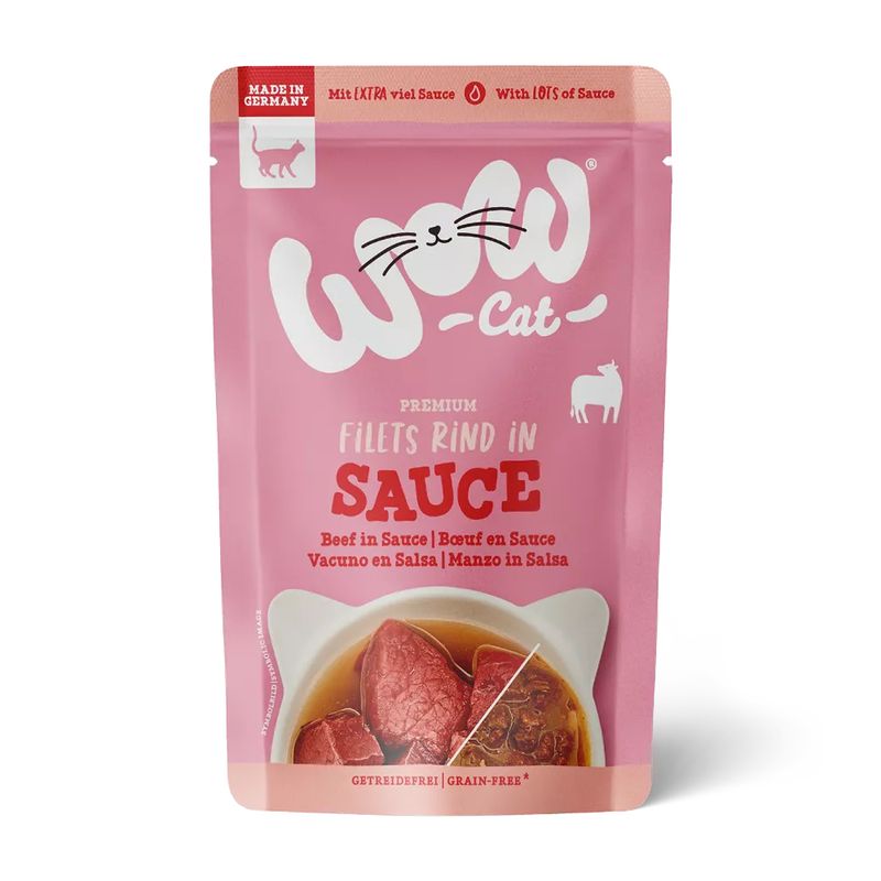 WOW Cat Fillets in Sauce Saver Pack 24 x 85g Mixed Pack (3 Varieties)