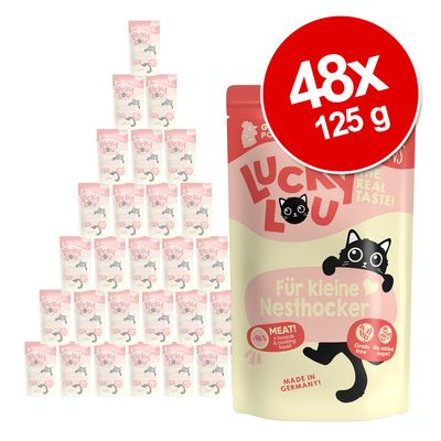 Lucky Lou Kitten 48 x 125 g Poultry