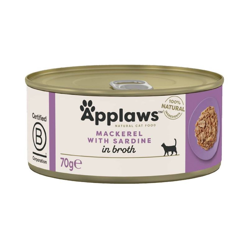 Applaws Cat Food 70g - Tuna / Fish Mixed Pack: Fish Collection 12 x 70g