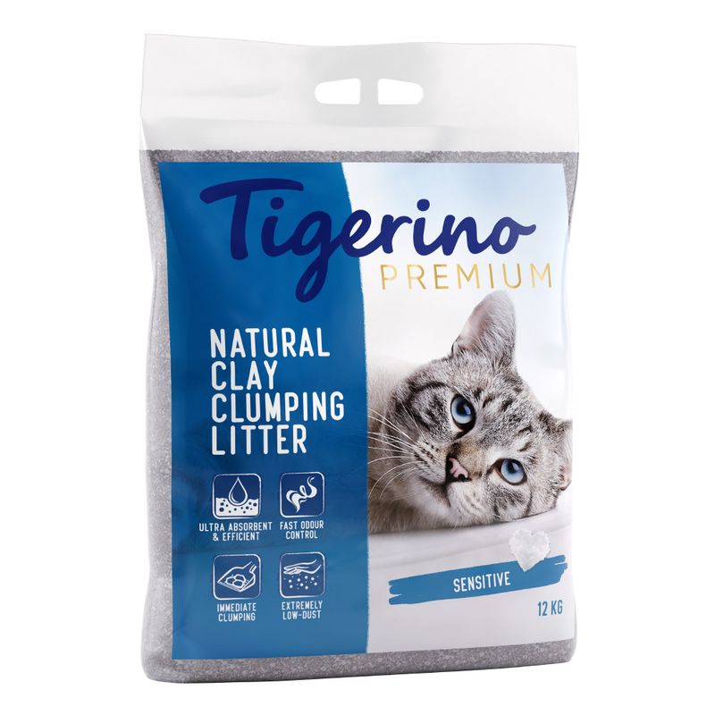 Tigerino Premium Cat Litter – Sensitive (Unscented) 6kg