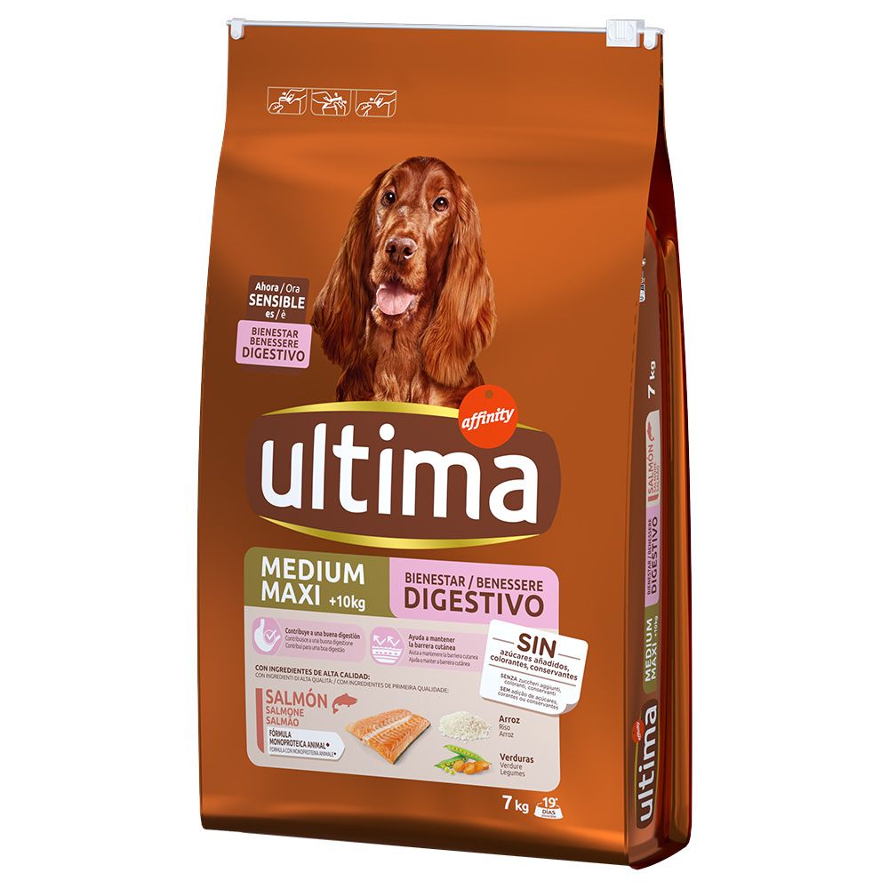Ultima Medium/Maxi Adult Sensitive Salmon 3kg