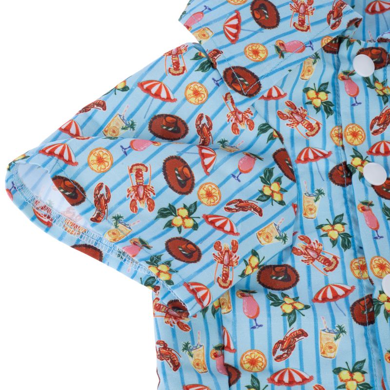 TIAKI Hawaiian Shirt for Dogs approx. 35cm Back Length