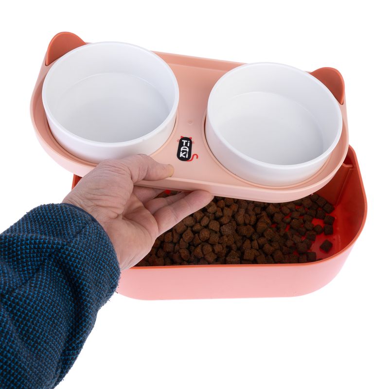 TIAKI Double Bowl with Food Container 2 x 420ml