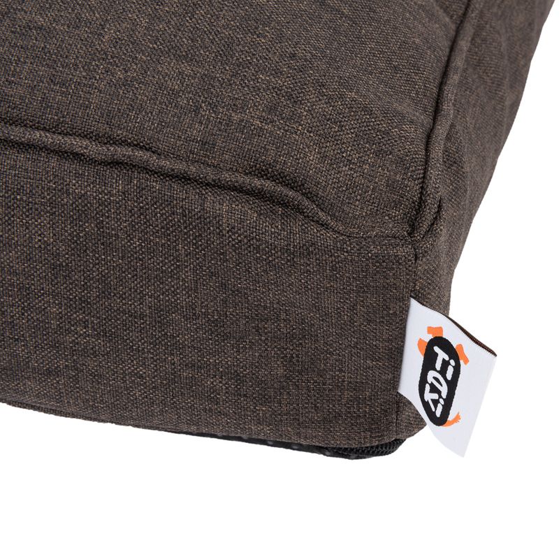 TIAKI Dog Mattress Memory Foam, brown S: L 80 x W 60 x H 17 cm