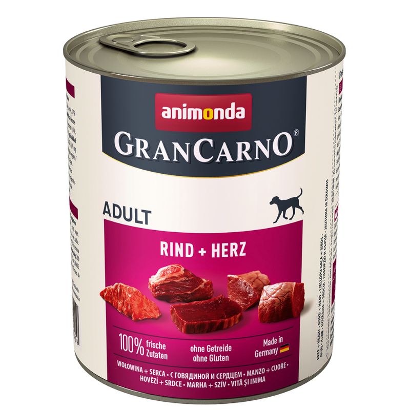 animonda GranCarno Original Adult 6 x 800 g Mix package 3 (3 varieties)