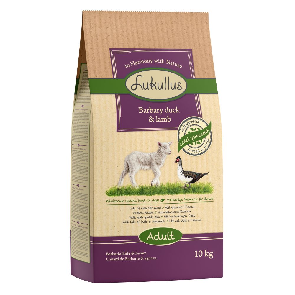 Lukullus Cold-Pressed Barbary Duck & Lamb 1.5kg