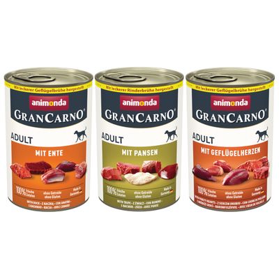 animonda GranCarno Original Adult 6 x 400g Multi-Meat Cocktail
