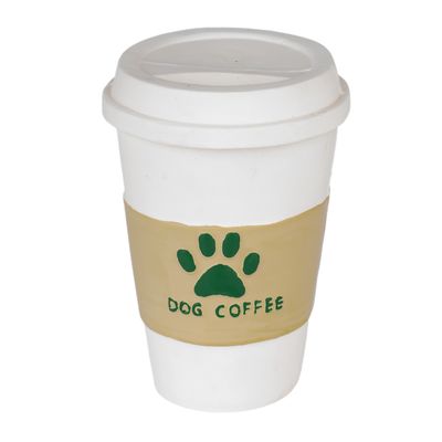 TIAKI Coffee Latex Dog Toy 8 x 12cm (diameter x H)