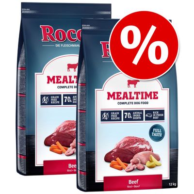 Rocco Mealtime Economy Pack 2 x 12kg Beef