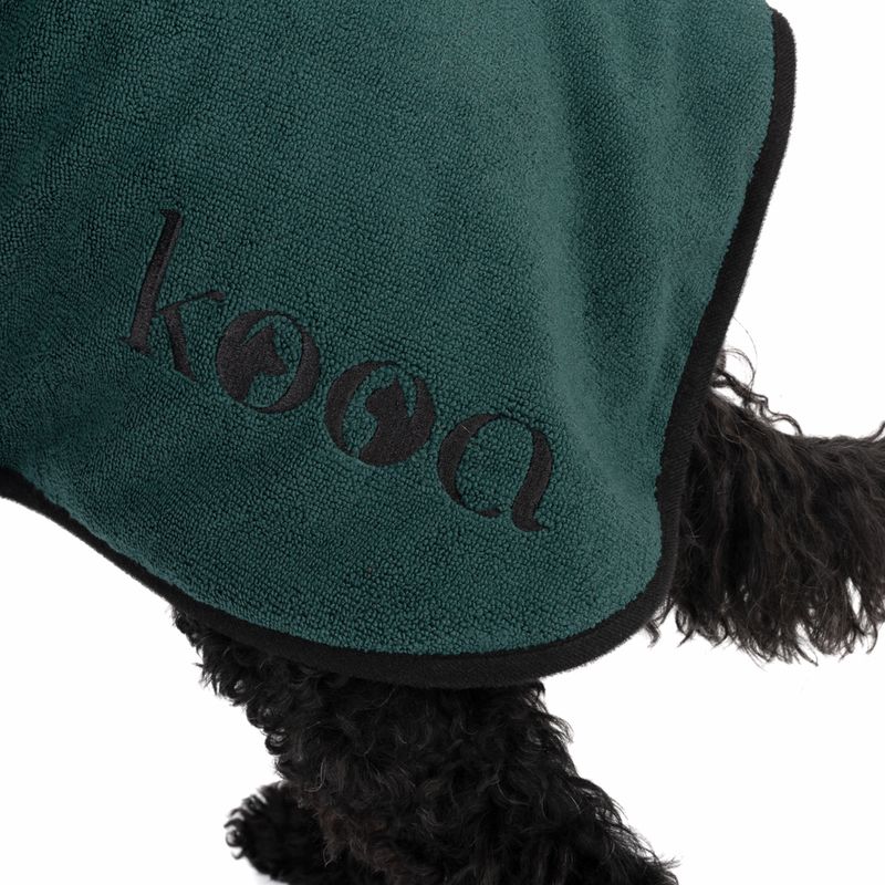 kooa Deluxe Microfibre Dog Bathrobe XS: approx. 25cm Back Length
