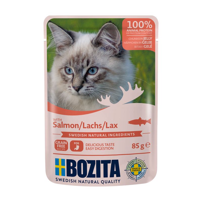 Bozita Chunks in Jelly Pouches 24 x 85g Chicken Liver