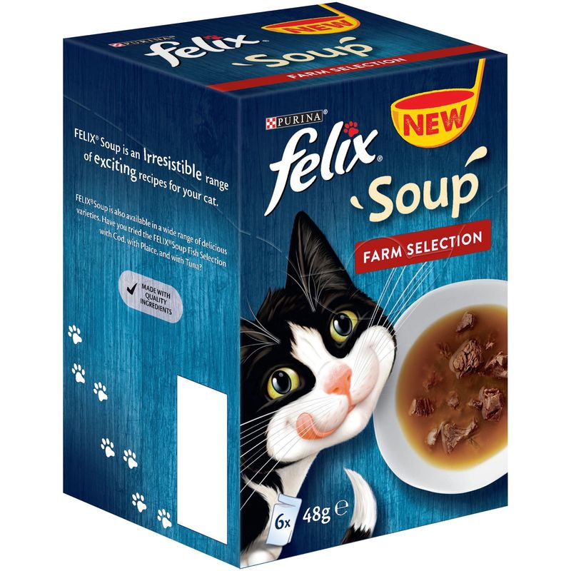 Felix Soup 6 x 48g Farm Selection