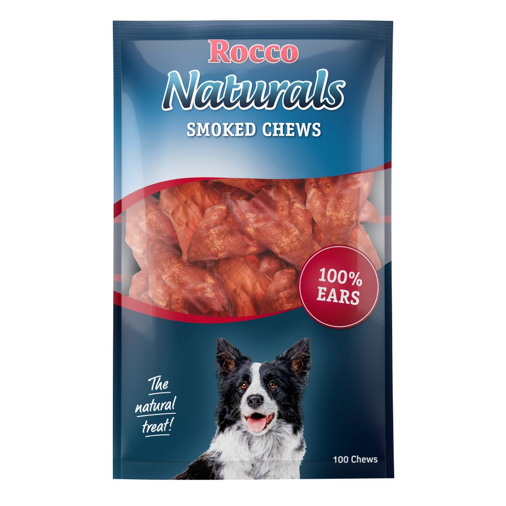 Rocco Smoked Cows' Ear 100 Chews
