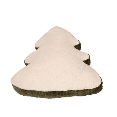 TIAKI Fir Tree Dog Bed approx. 70 x 70 x 18 cm (L x W x H)