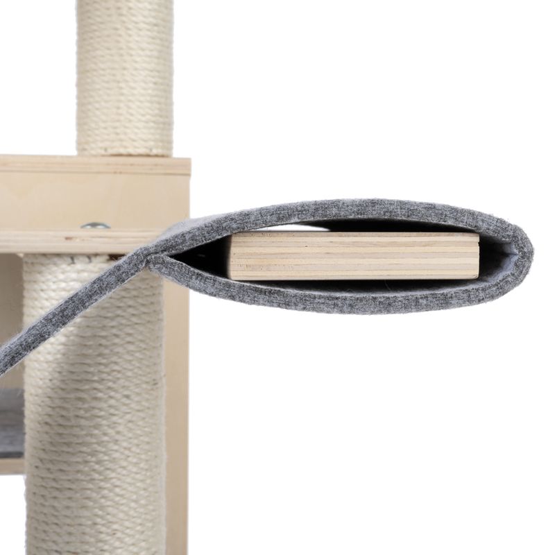 Modern Living Roca Cat Scratching Tree Light Grey