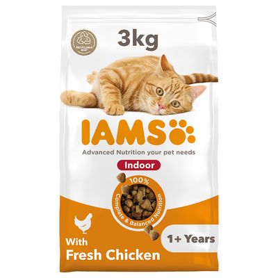 IAMS Advanced Nutrition Indoor Cat with Chicken 10kg