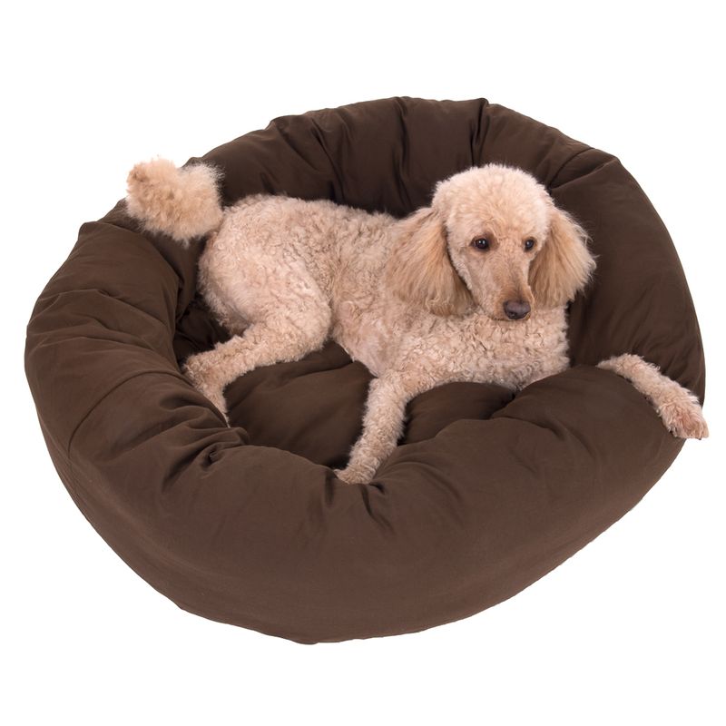 Cosy Mocca Dog Bed 110 x 95 x 20cm (L x W x H)