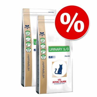 Royal Canin Veterinary Dry Cat Food Economy Packs Urinary S/O Moderate Calorie (2 x 9kg)