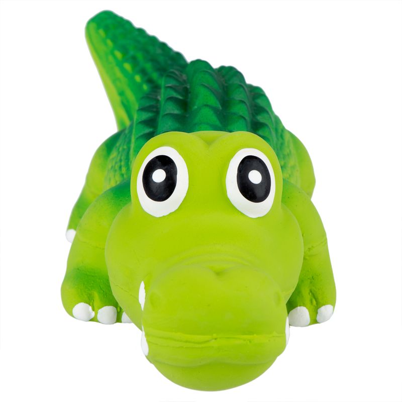 Dog Toy Latex Crocodylus approx. L 20 x W 6 x H 5 cm