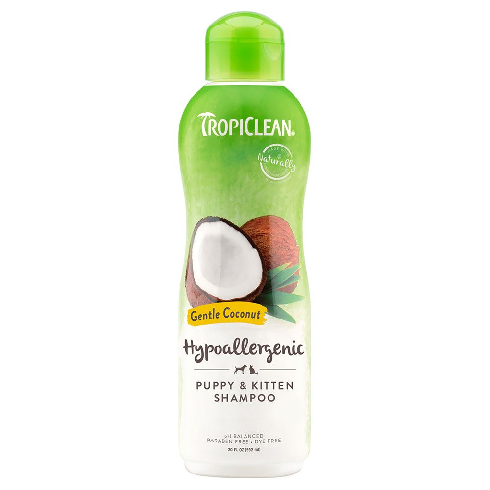TropiClean Hypoallergenic Puppy & Kitten Shampoo 355ml