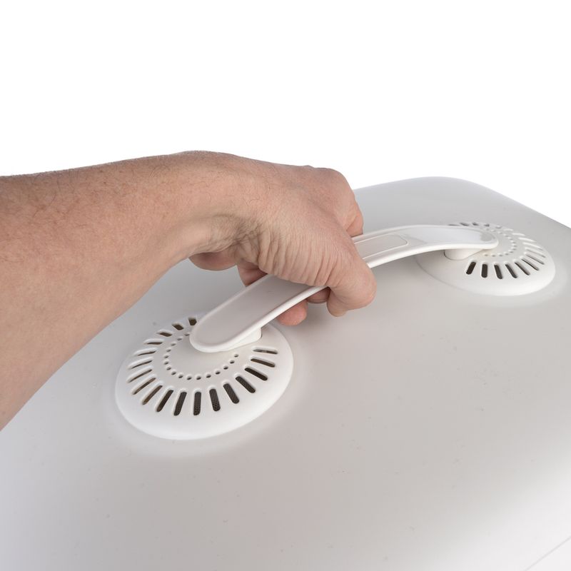 TIAKI Rex Covered Litter Box White