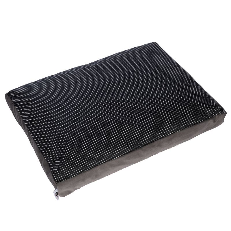 TIAKI Teddy Dog Mattress - Taupe Size M: 70 x 50 x 10 cm (L x W x H)