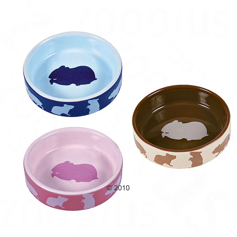 Trixie Ceramic food bowl for small pets Hamster 80 ml, Ø 8 cm