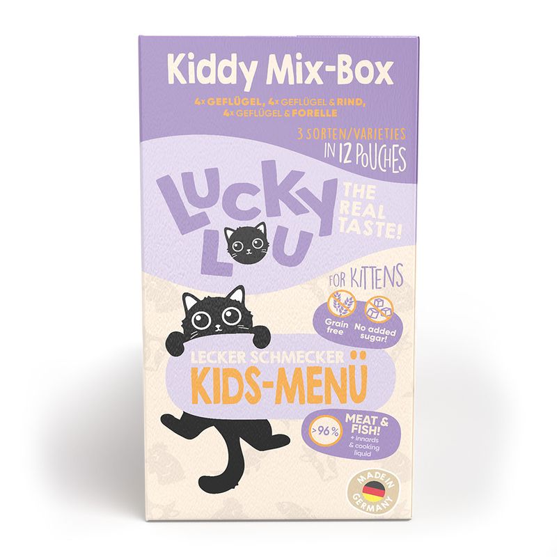 Lucky Lou Kitten 48 x 125 g Poultry
