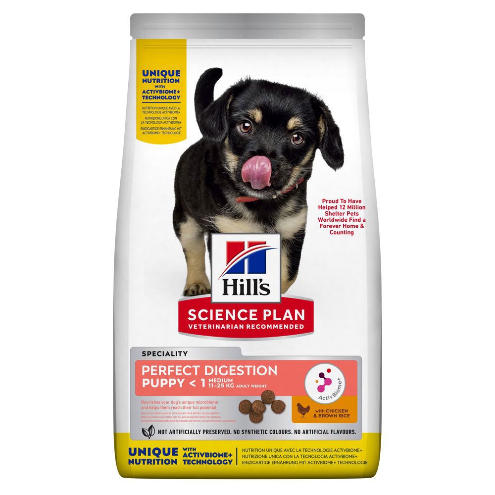 Hill’s Science Plan Puppy Medium Perfect Digestion with Chicken 14kg